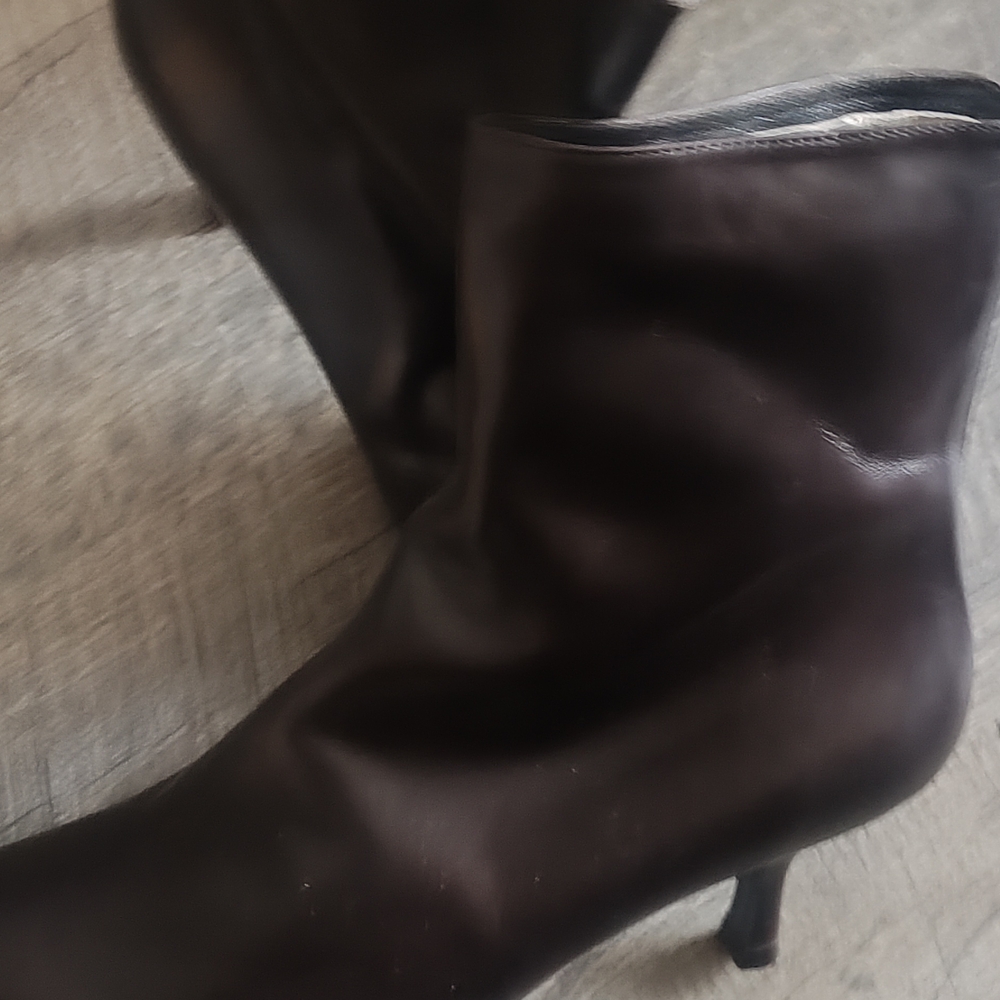 Stuart Weitzman Black Heeled Boots